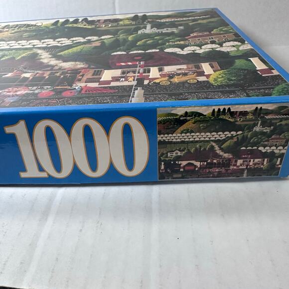 vintage 1999 "Los Altos Mail Train" Hometown Collection 1000-piece jigsaw puzzle - Picture 10 of 12